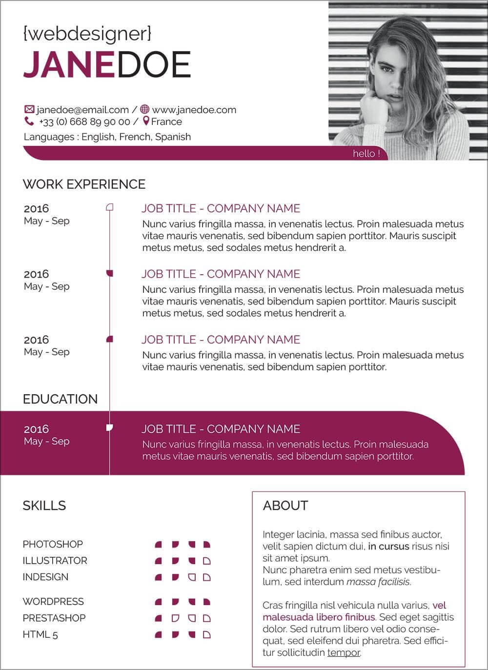 17 Free Resume Templates Download Now