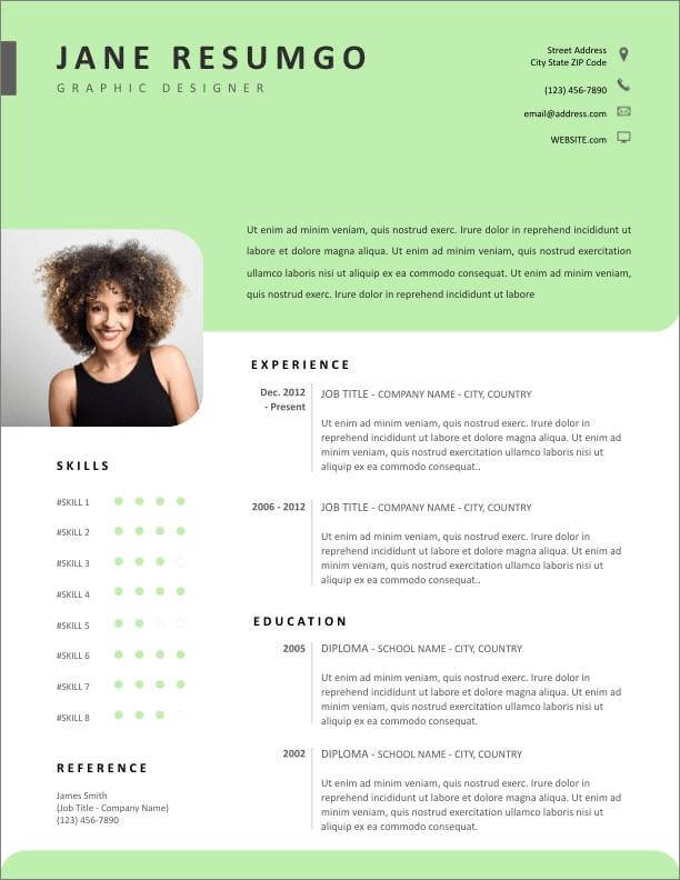 free resume templates