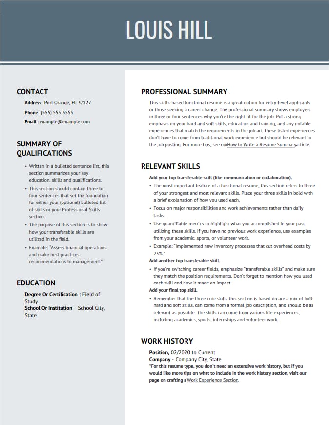 free resume templates