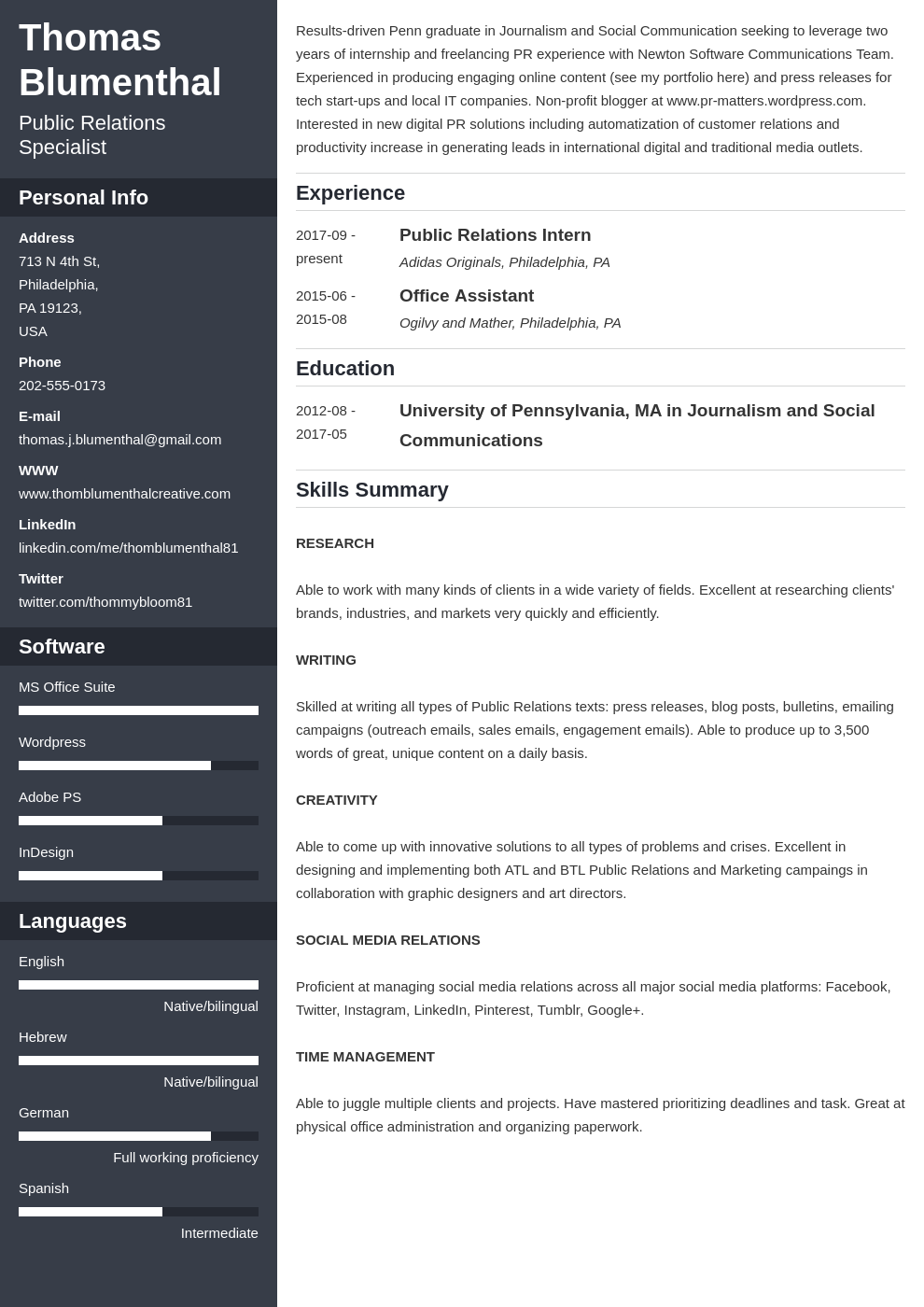 Functional Resume Examples Skills Based Templates