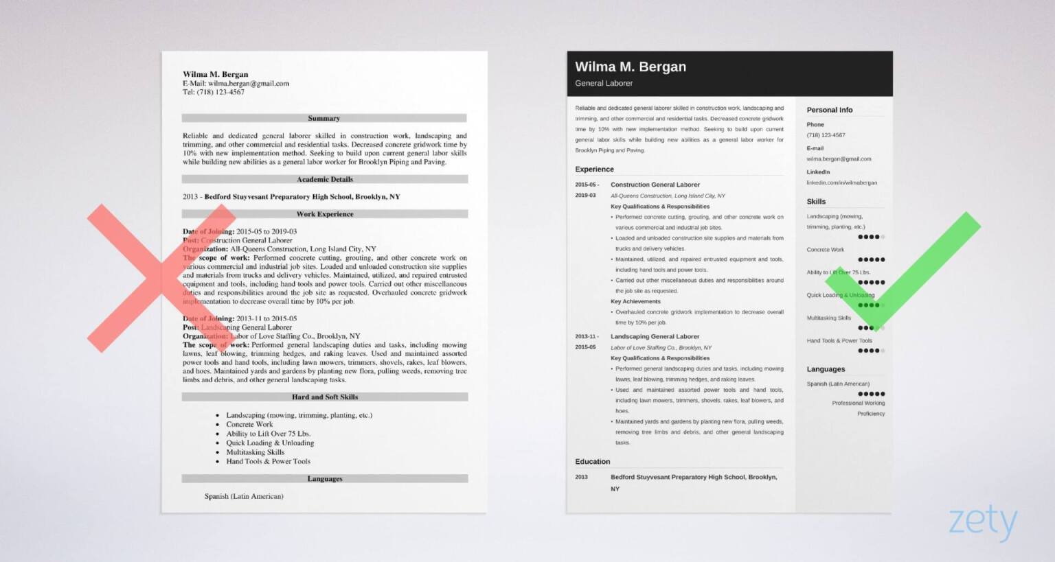 General Labor Resume Template Word from cdn-images.zety.com