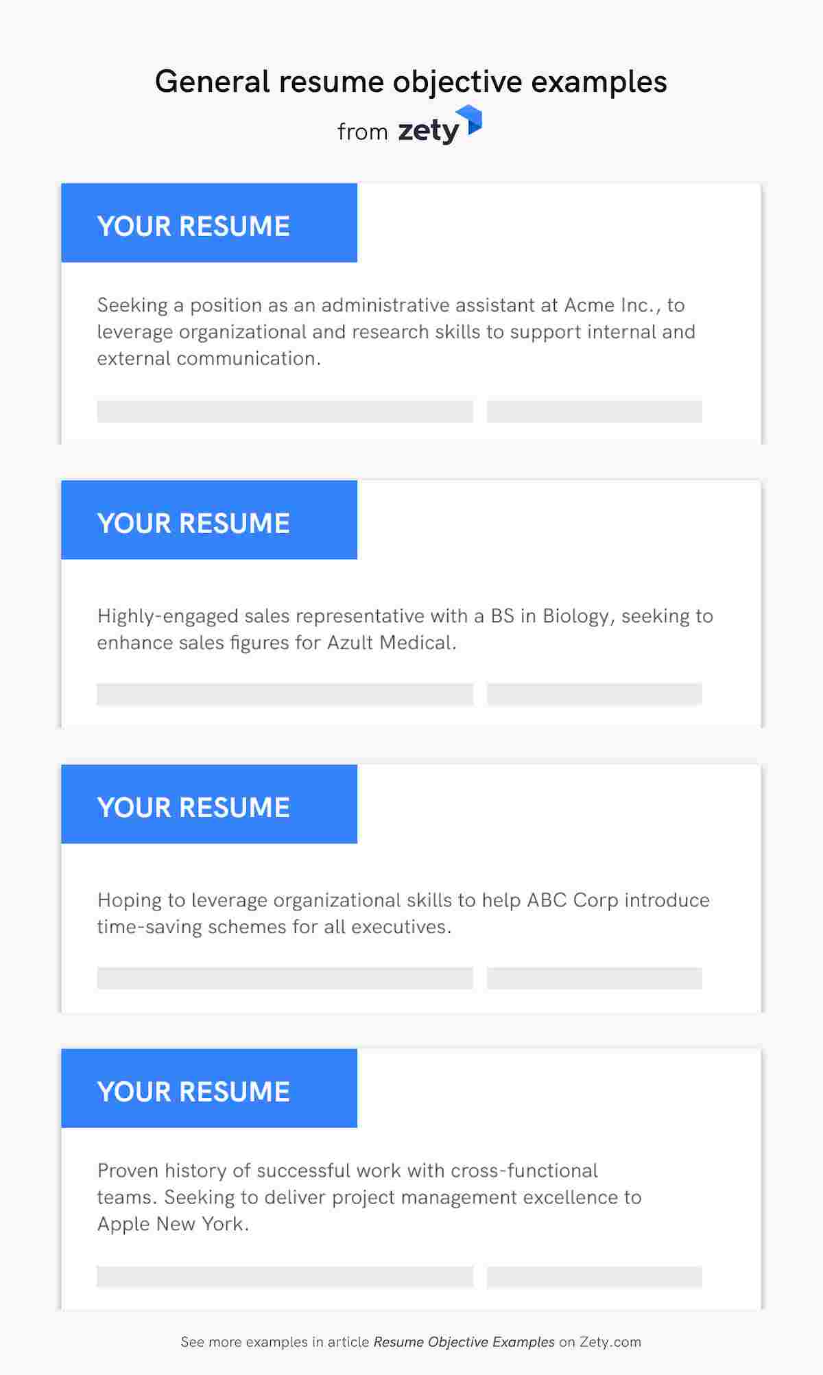 18+ Resume Objective Examples: Career Objectives for All Jobs