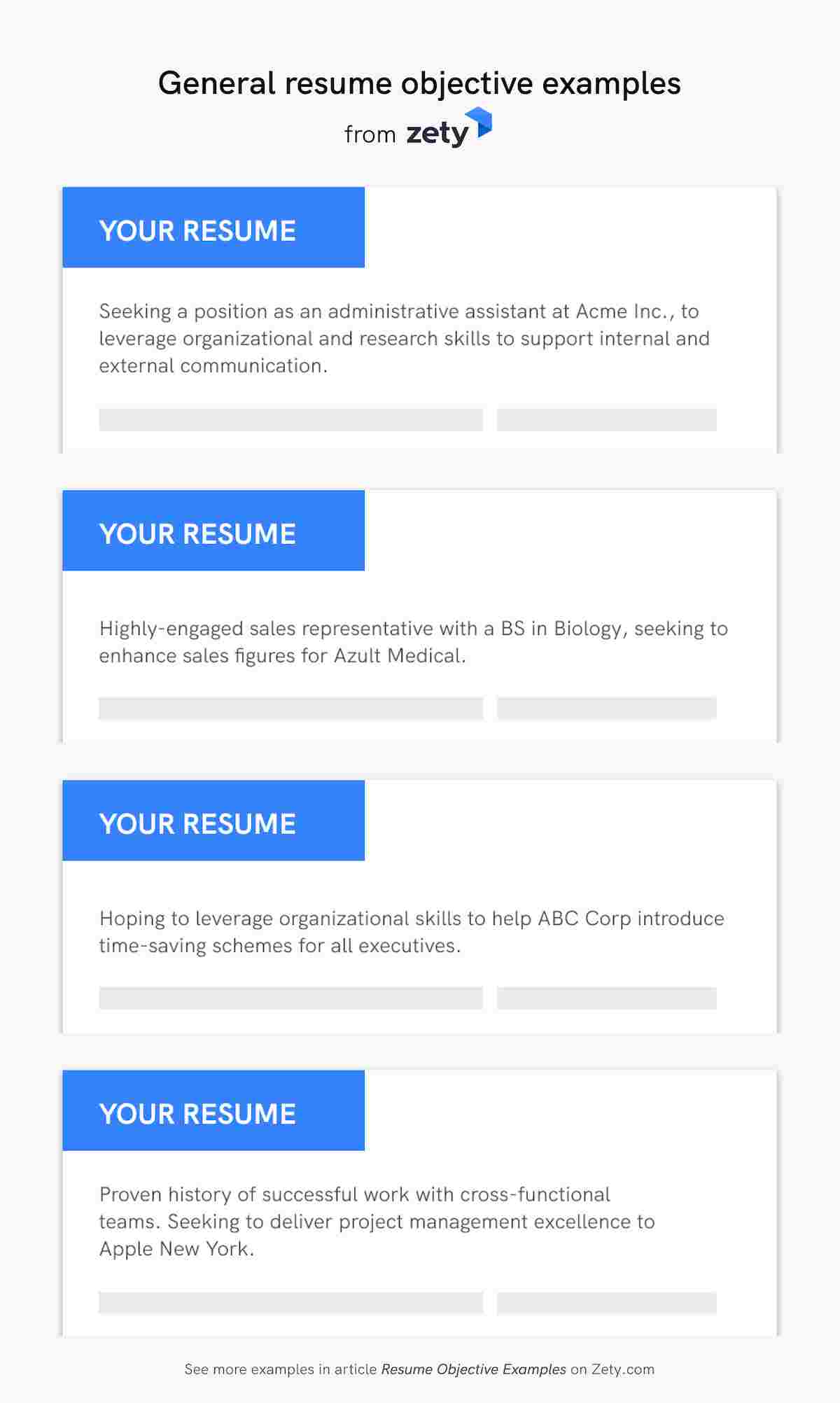 29+ Resume Objective Examples: Career Objectives for All Jobs