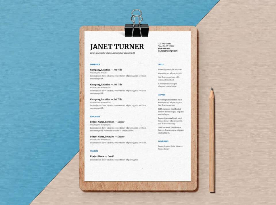 google docs resume template for seniors