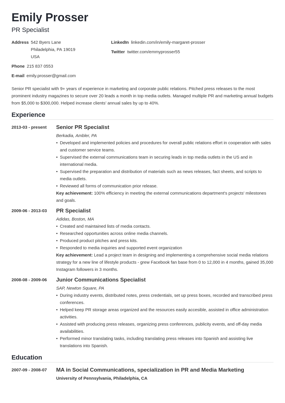 15-best-google-docs-resume-templates-for-2023