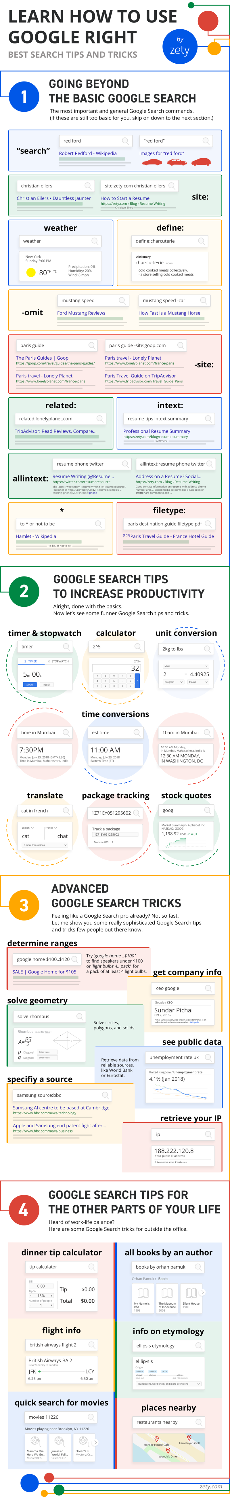 40+ Google Search Hacks, Tricks & Tips for 2020 [Infographic]