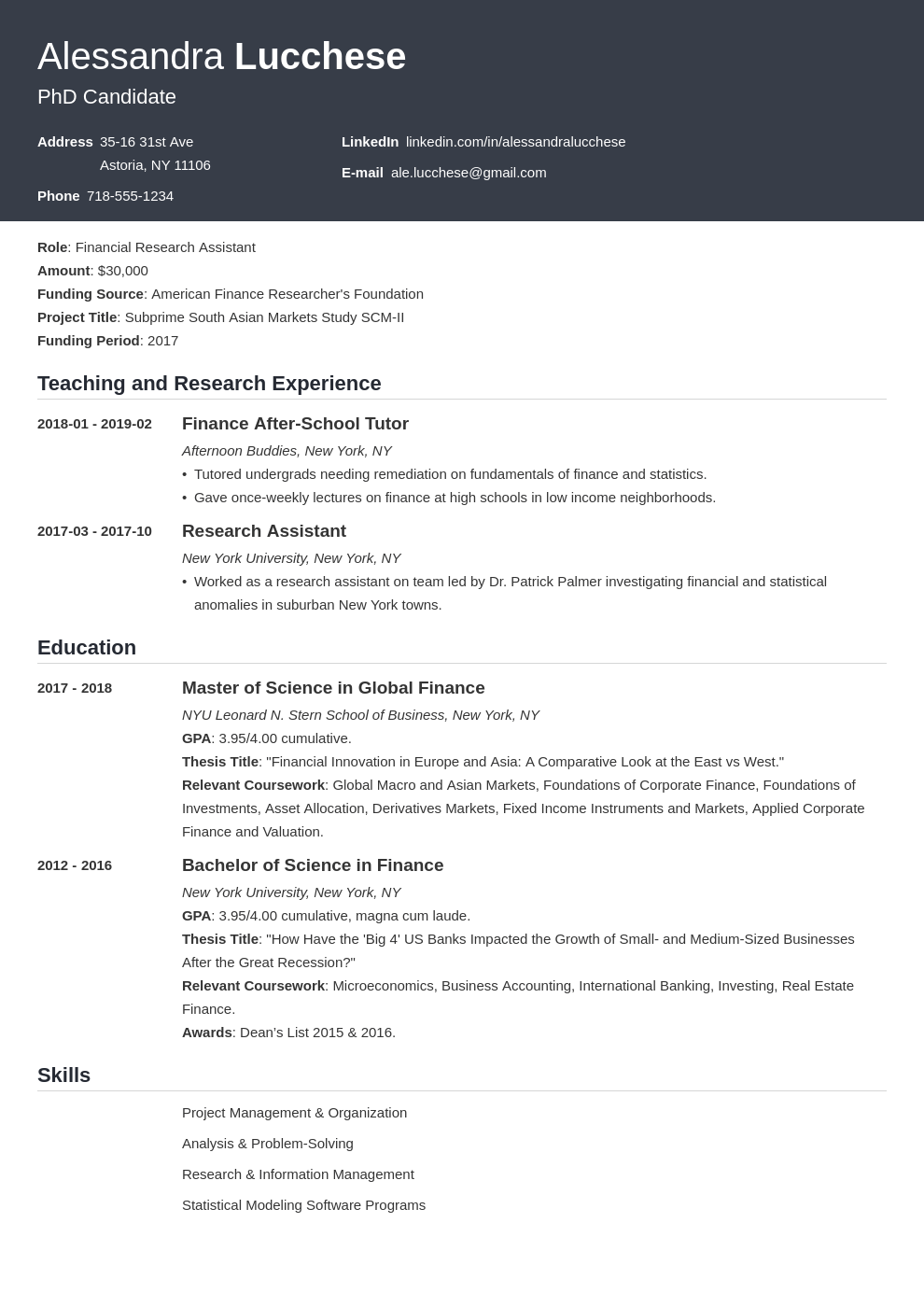 graduate school resume example template influx