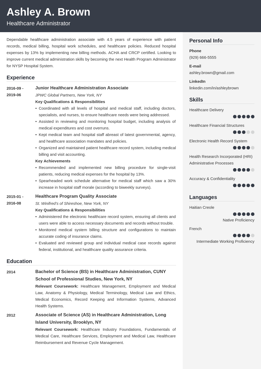 healthcare resume example template cubic