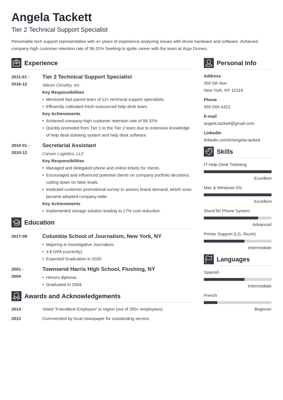 help desk resume example template vibes