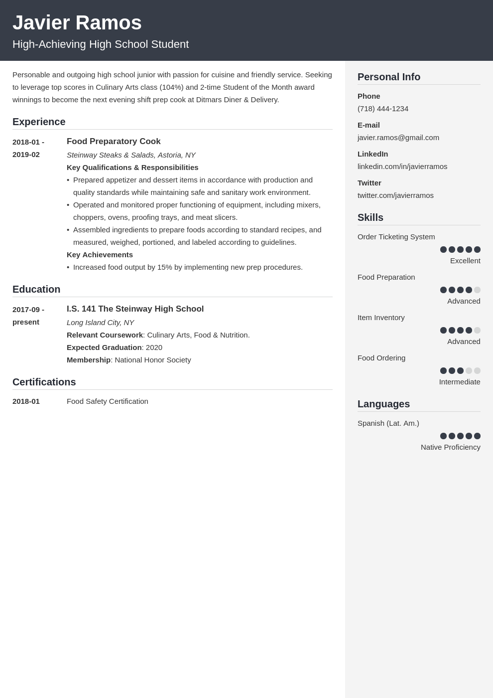 high school student resume example template cubic
