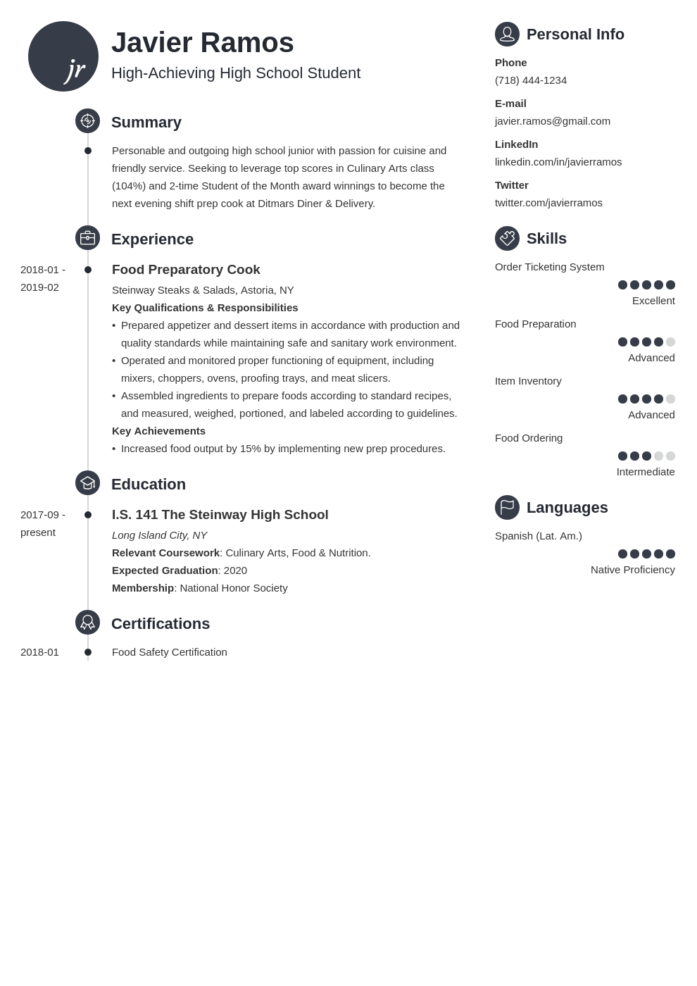 high school student resume example template primo