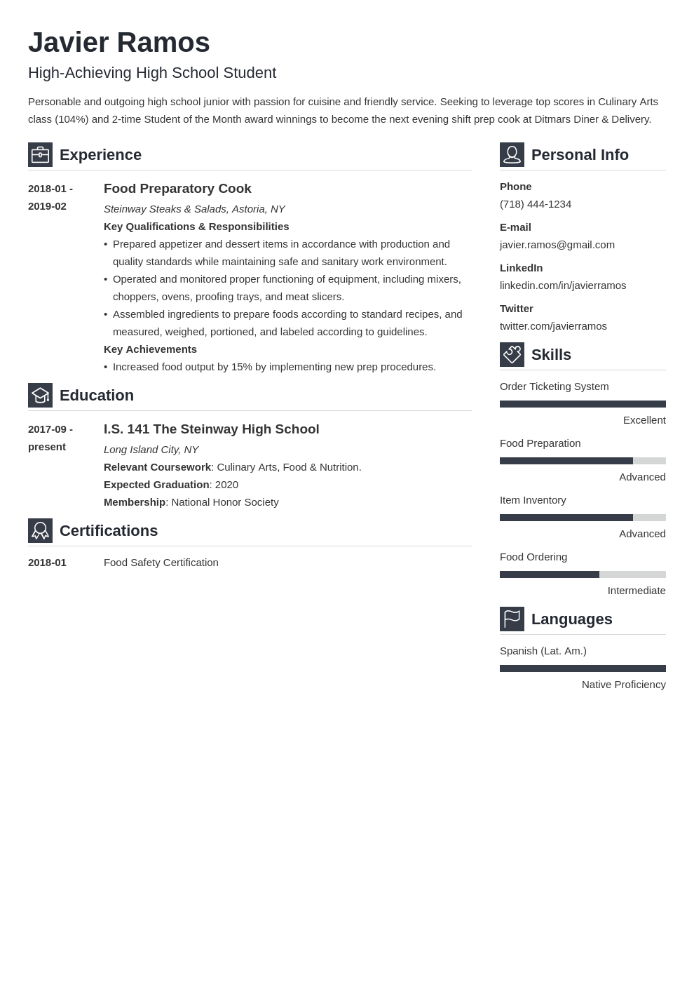 high school student resume example template vibes
