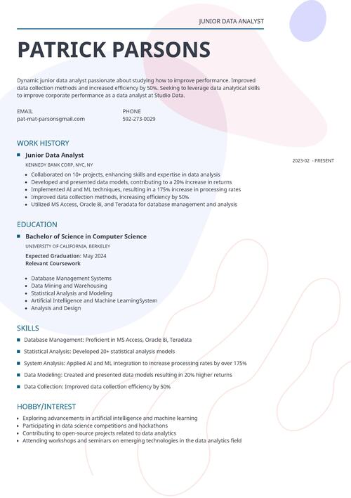 sample resume and cover letter set