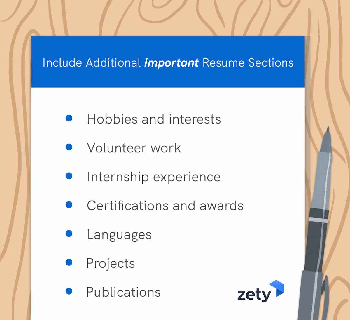 How to make your resume stand out with additional sections