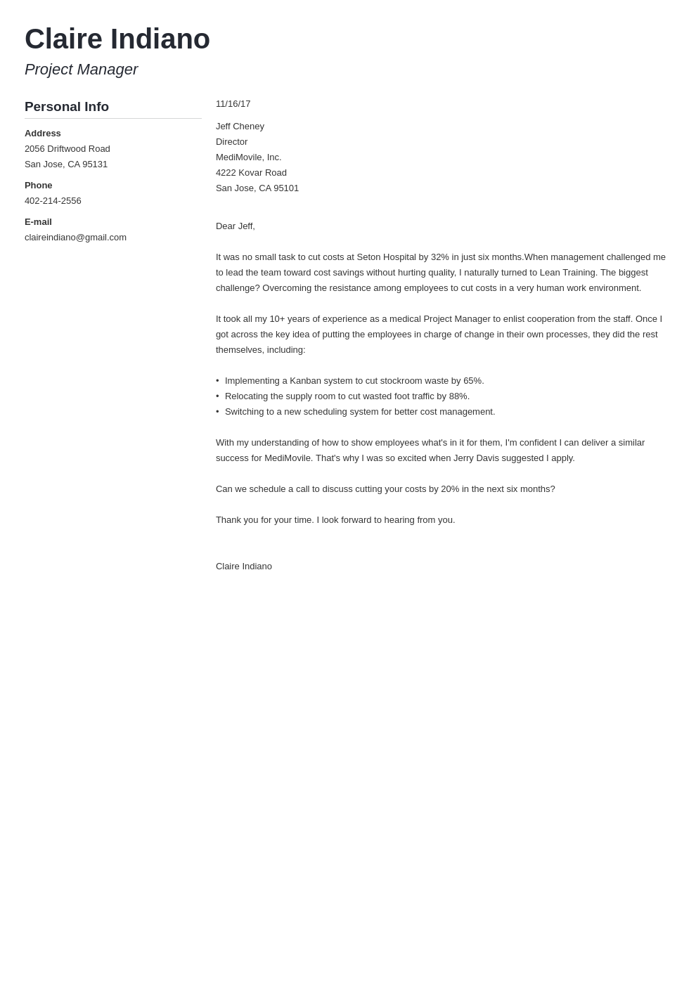 quick and easy resume cover letter