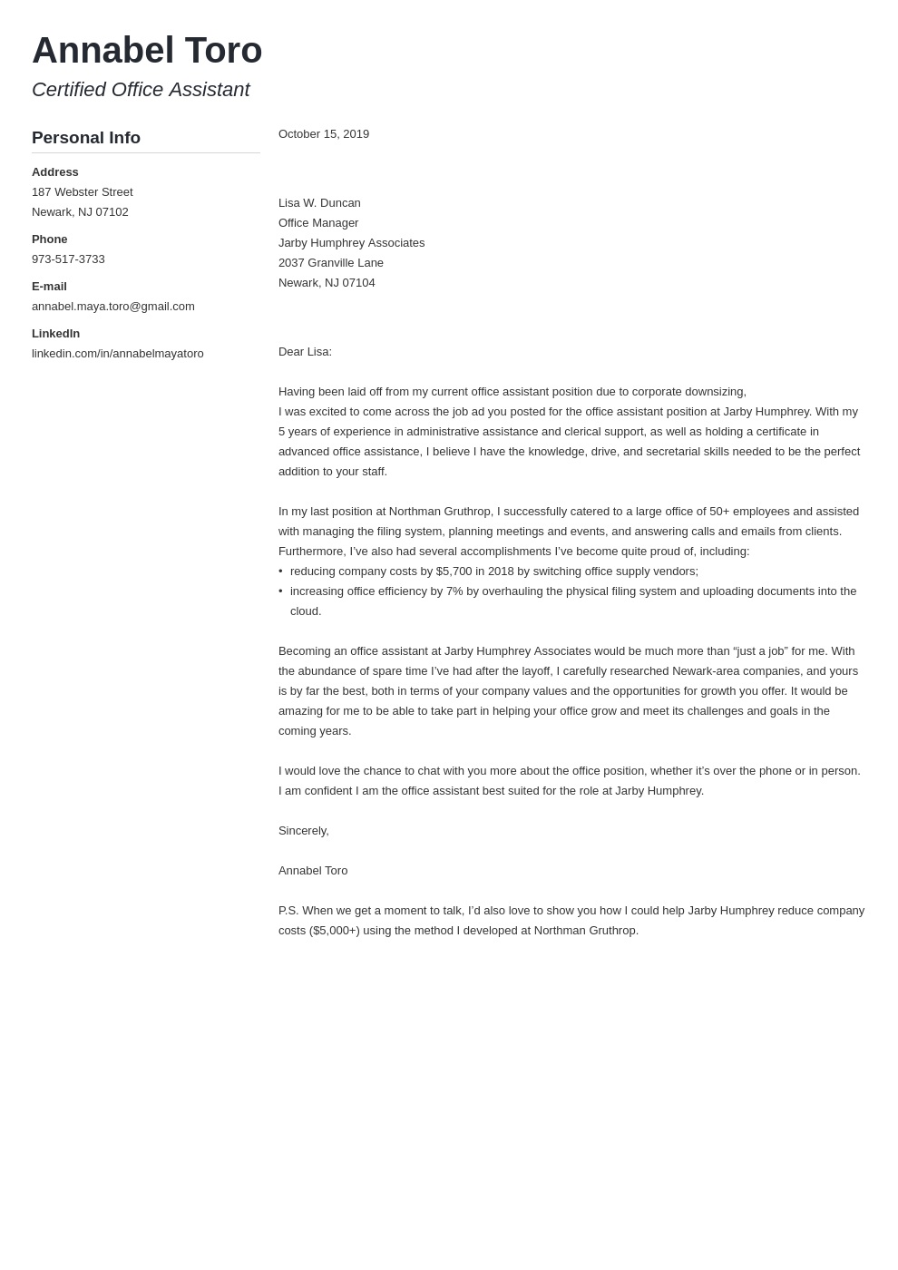 awesome cover letter for resume