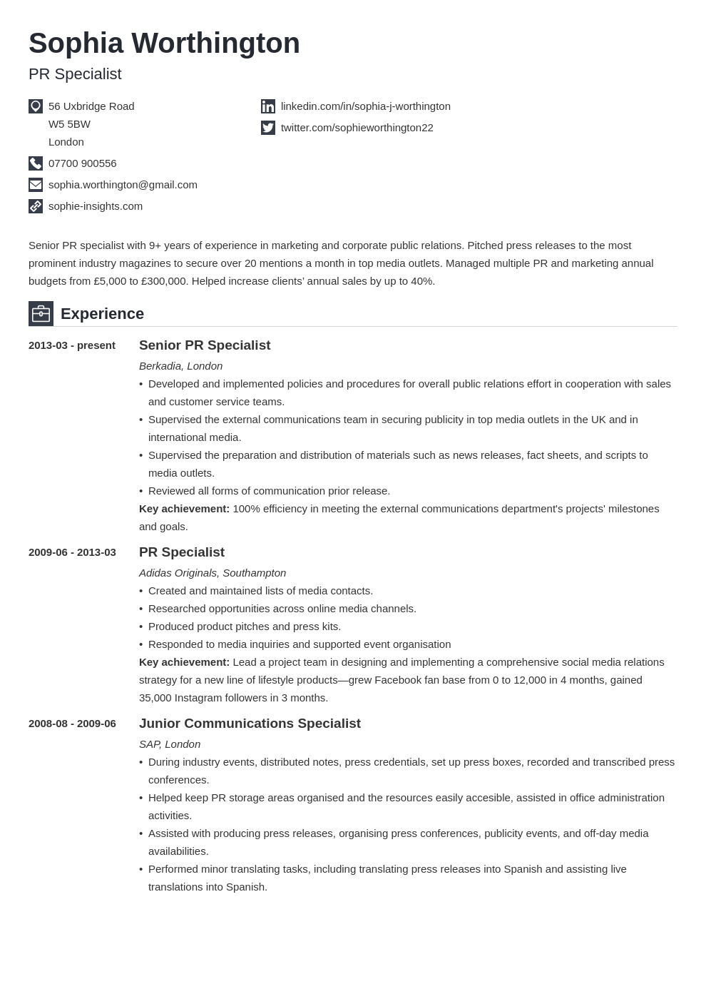 How To Write A CV In 2024 Examples Tips And Templates