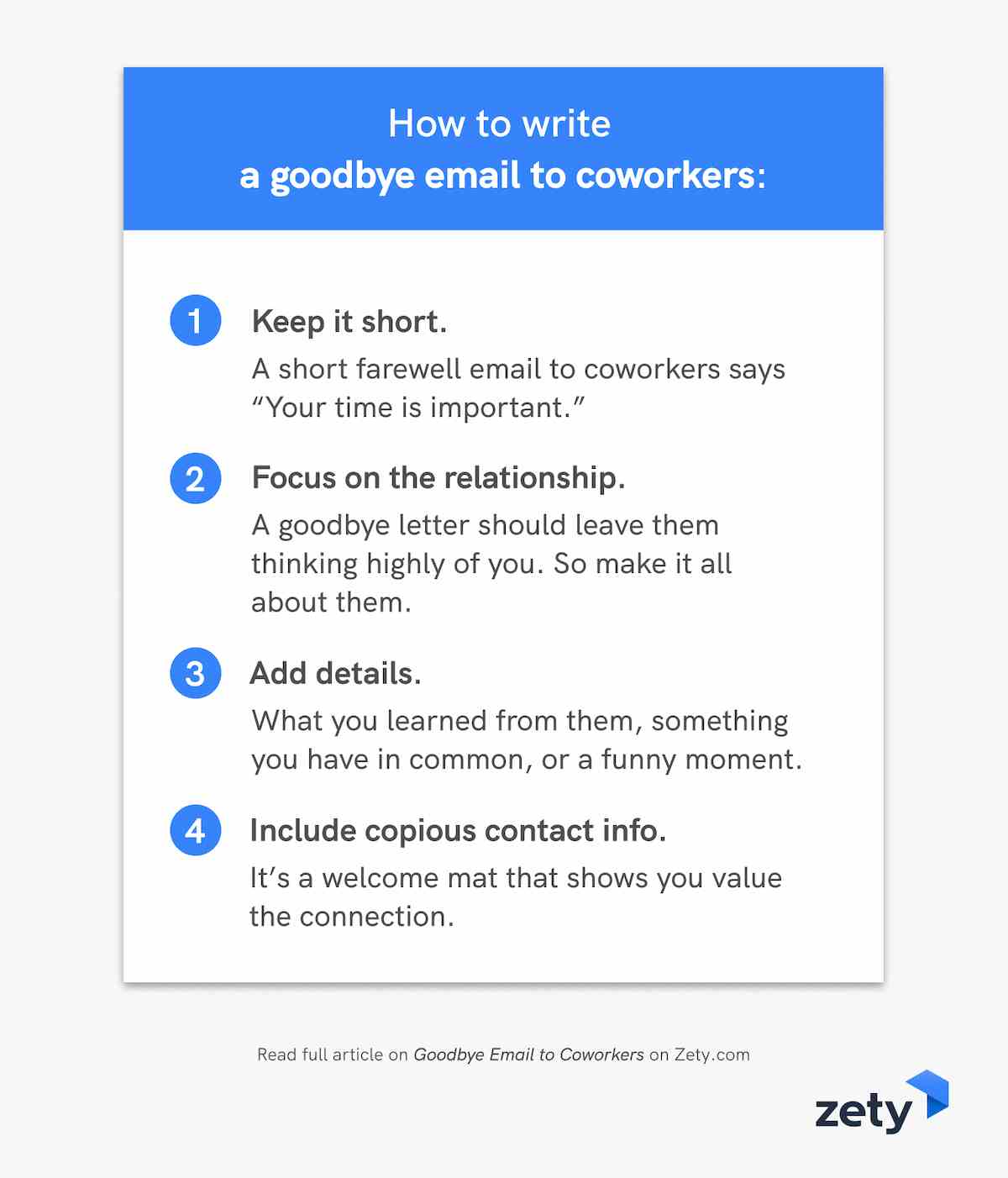 How to Write a Goodbye Email/Letter to Coworkers (Examples)