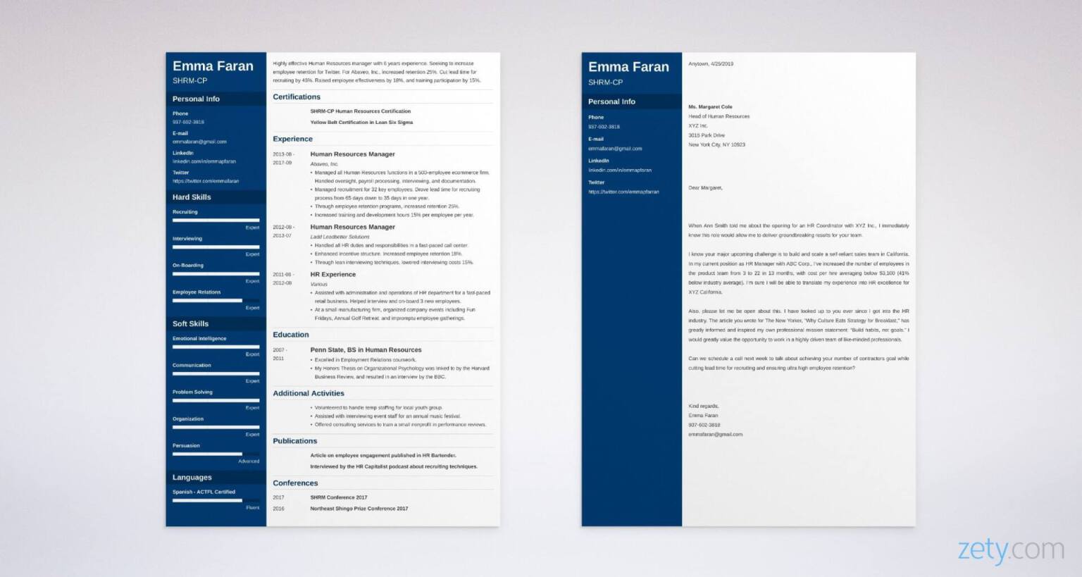 Human Resources Cover Letter Sample & Writing Guide: 15+ Tips