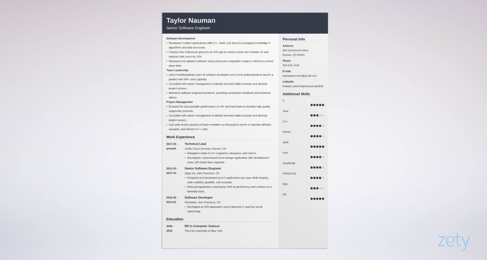 hybrid resume examples 2022