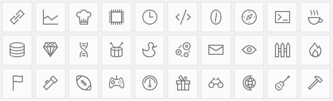 icons for cv