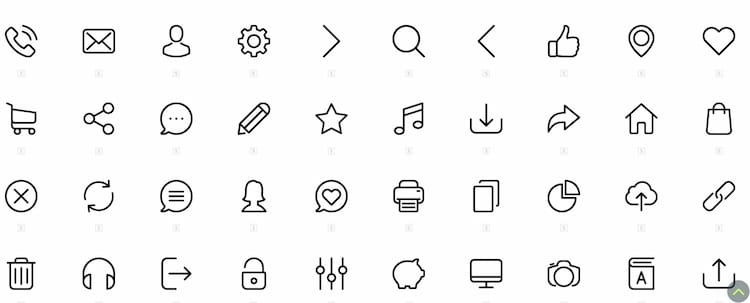 icons for cv