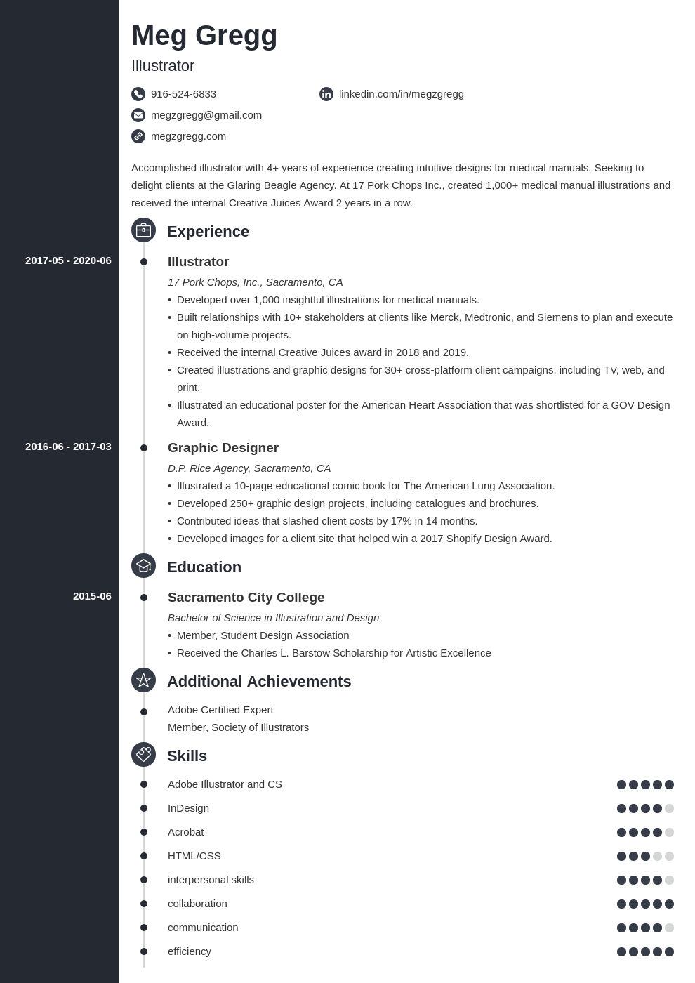 free simple resume templates illustrator