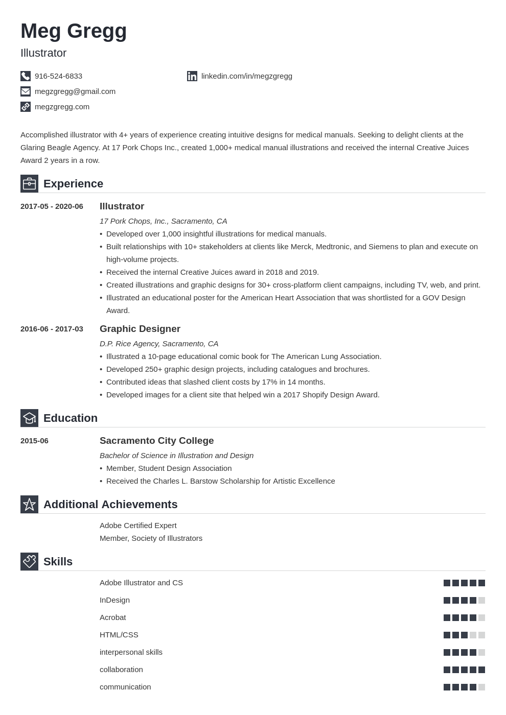 marketing adobe illustrator resume templates