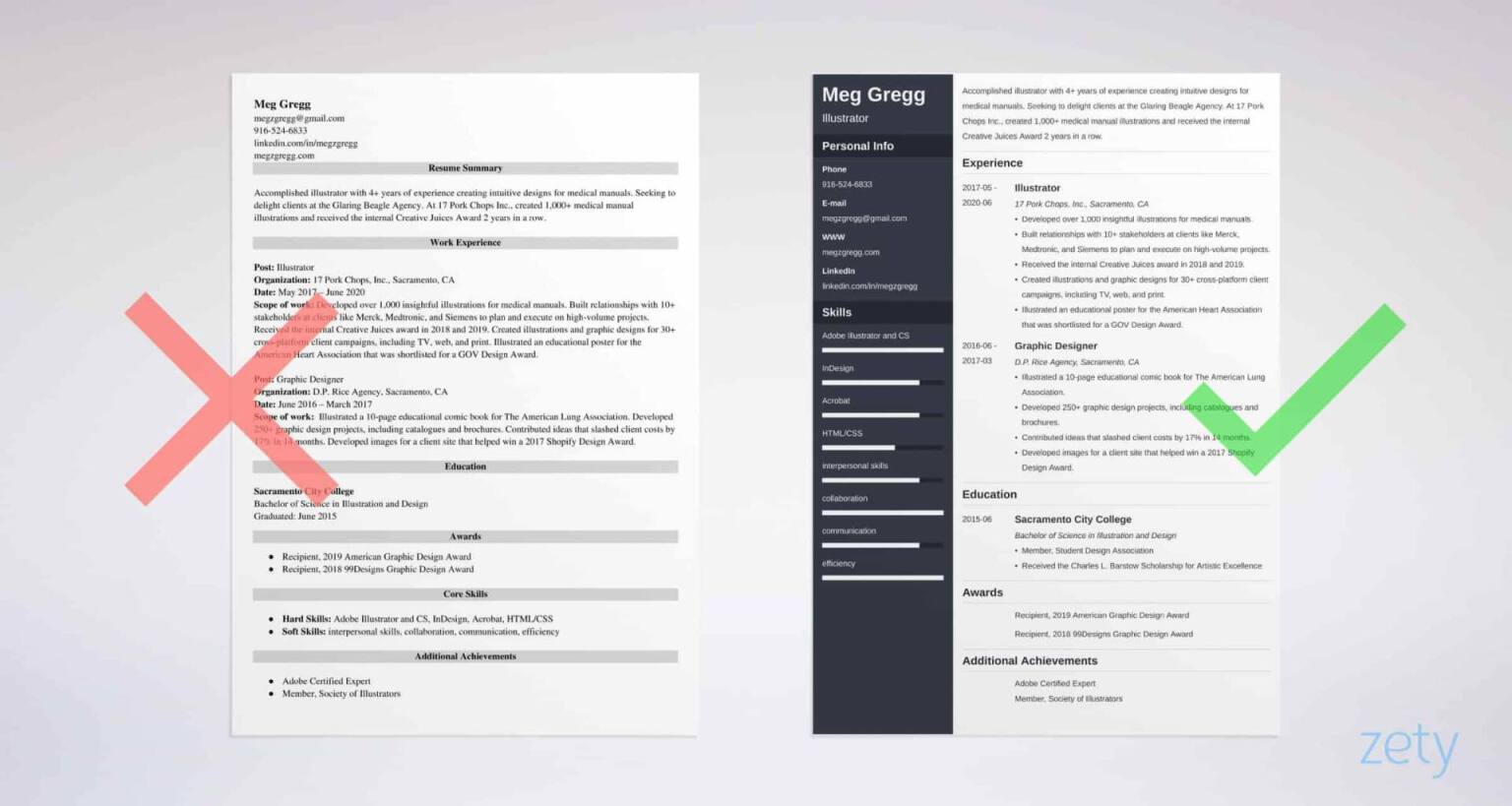 sample resume templates