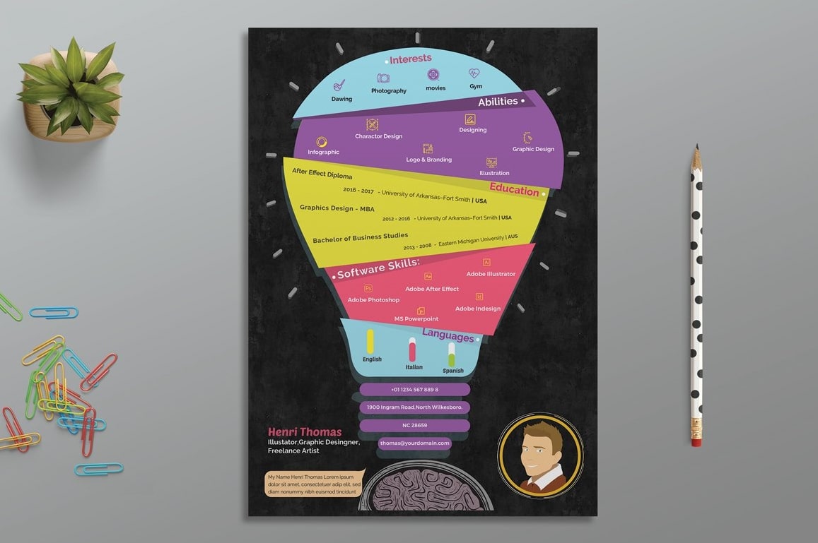 examples of infographic resumes