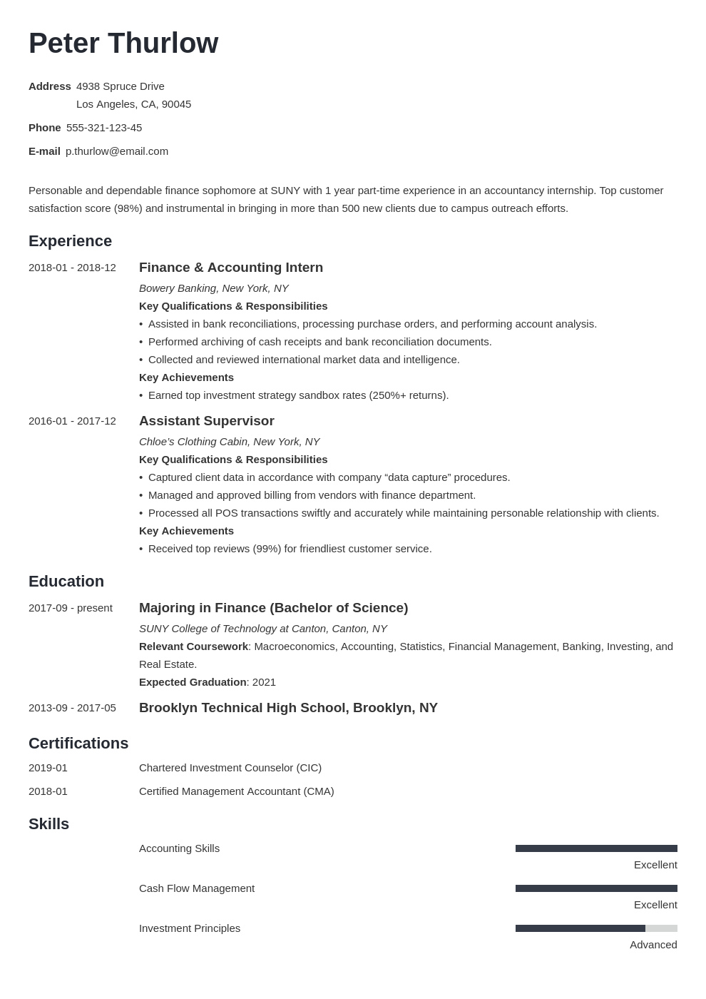 resume-for-internship-template-guide-20-examples