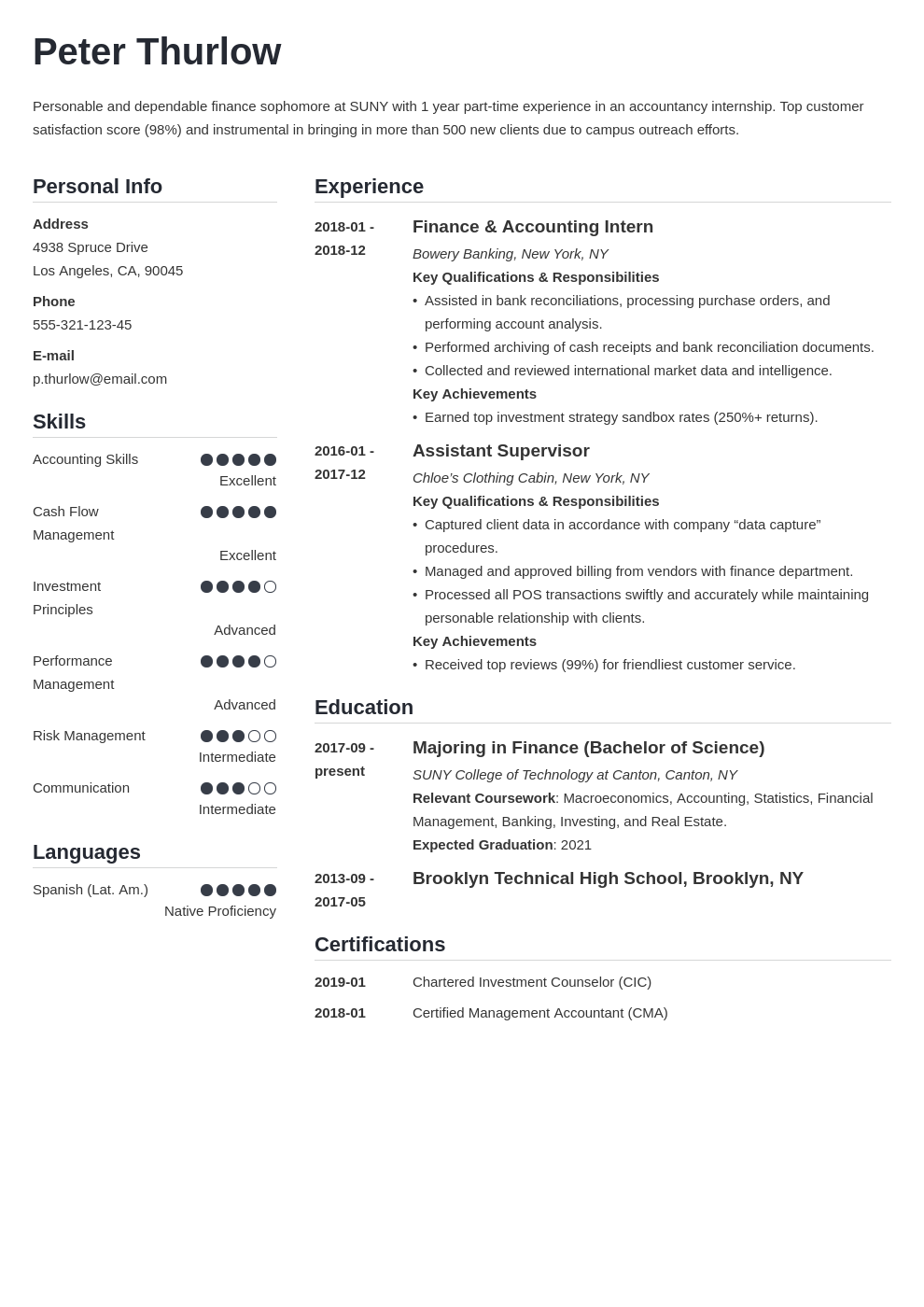 Resume for Internship: Template & Guide (20+ Examples)