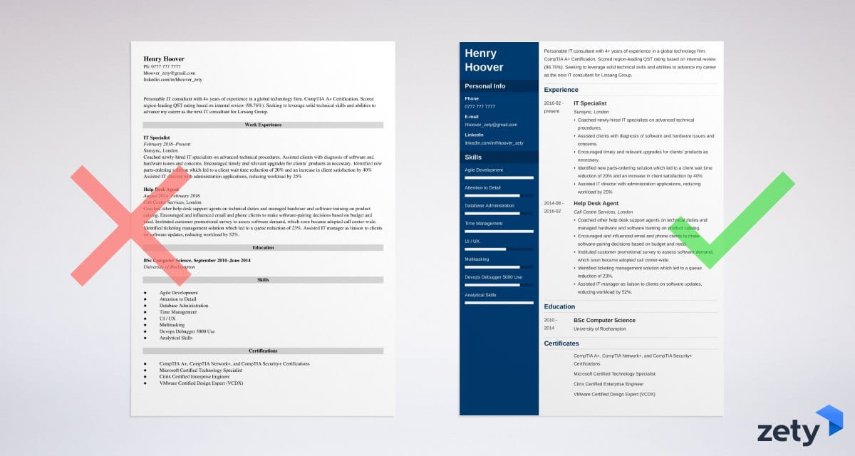 25+ Information Technology (IT) CV Examples for 2021