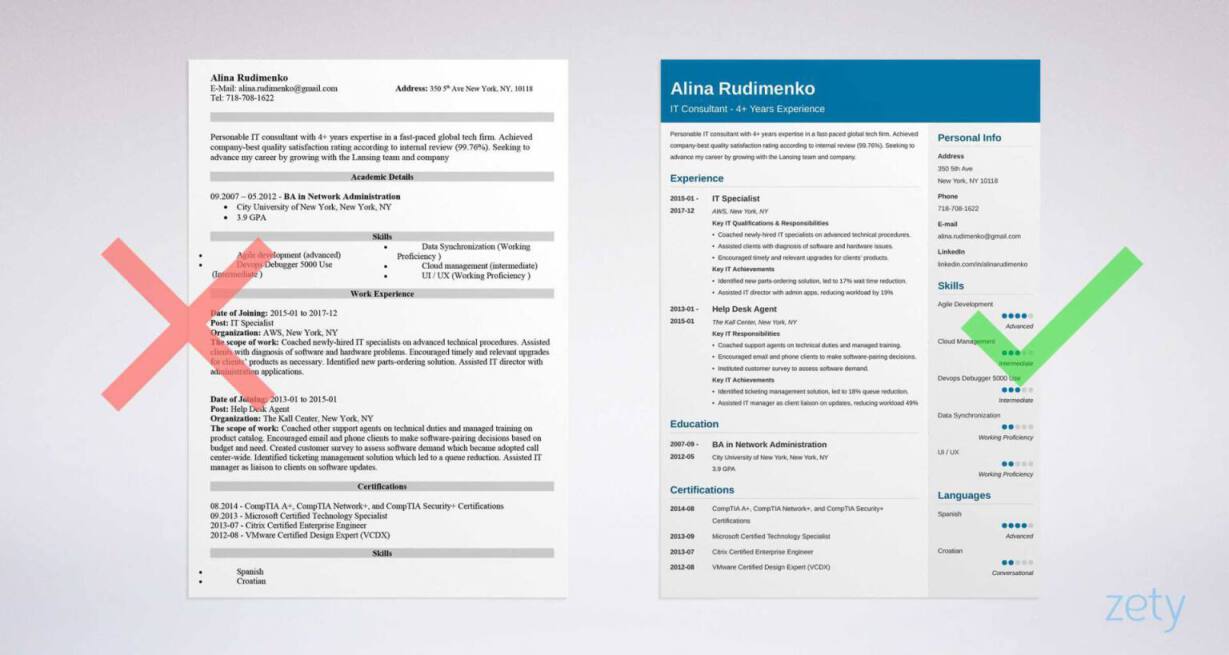 It Resume Template from cdn-images.zety.com