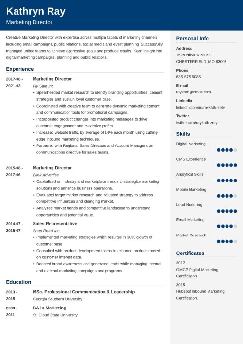 resume sample