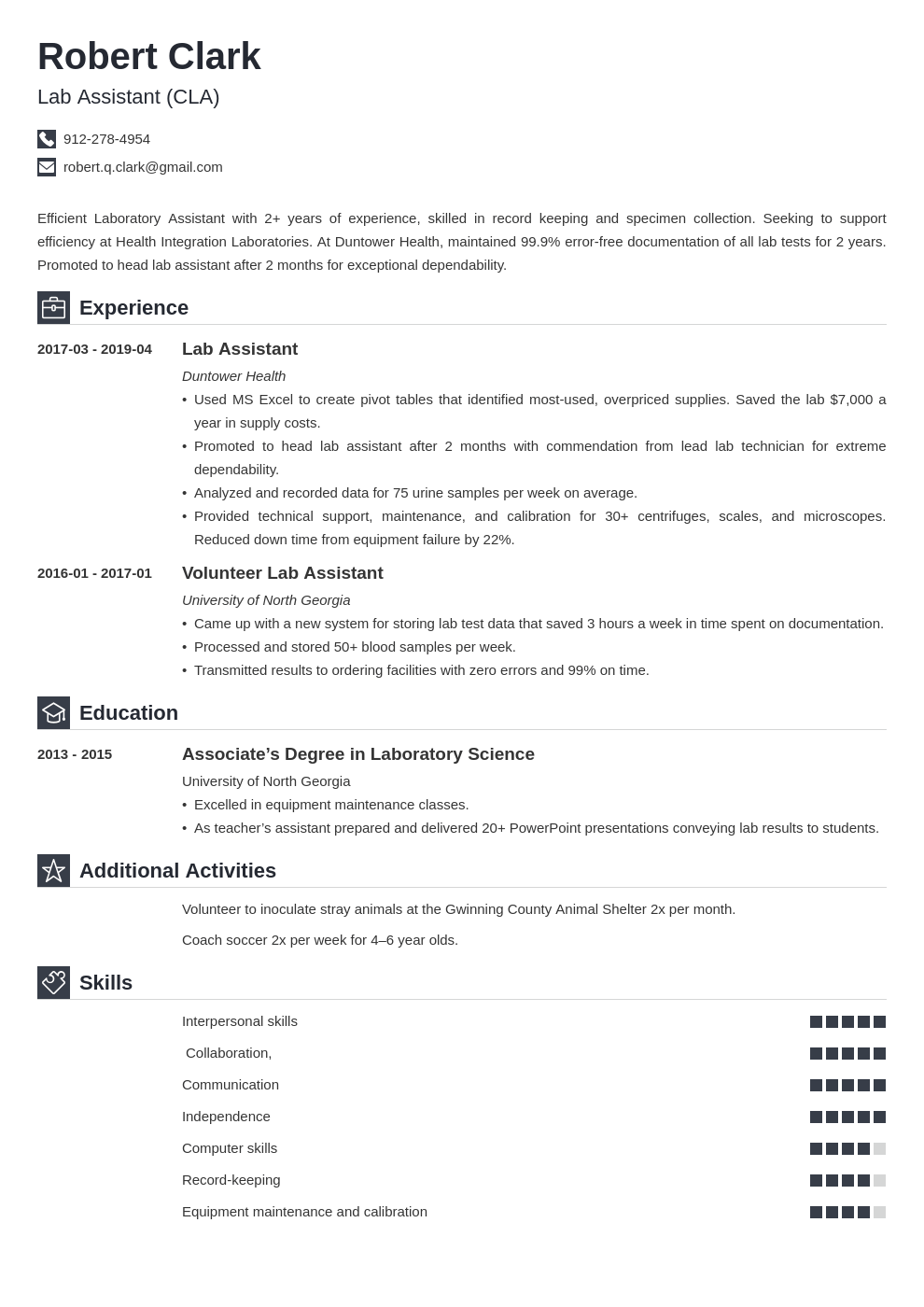 laboratory-assistant-resume-sample-kickresume