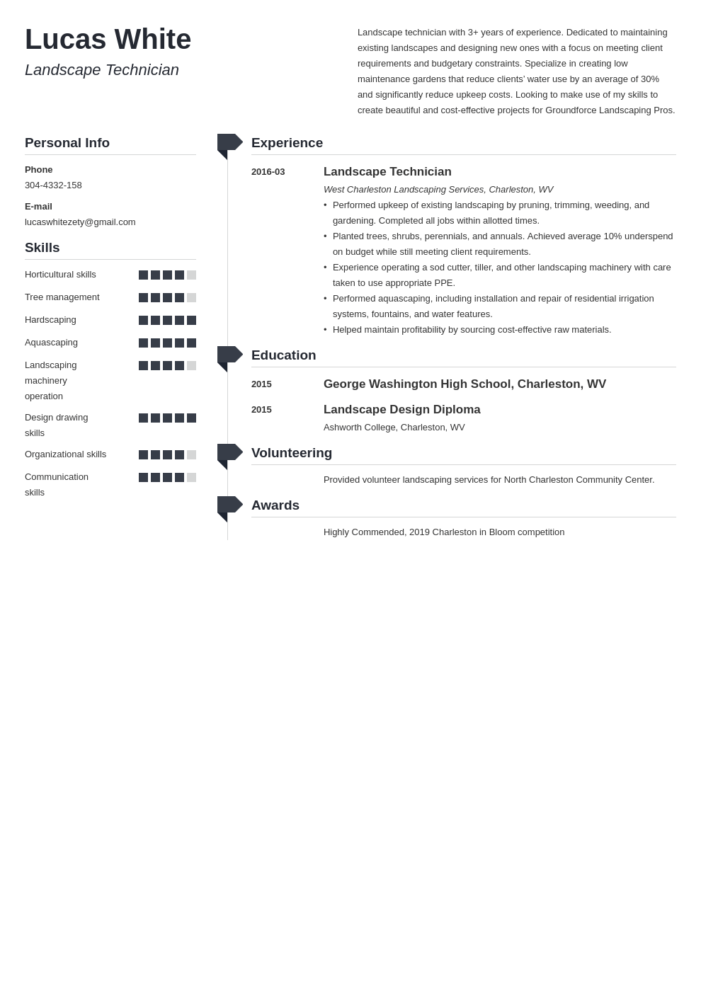 landscaping resume example template muse