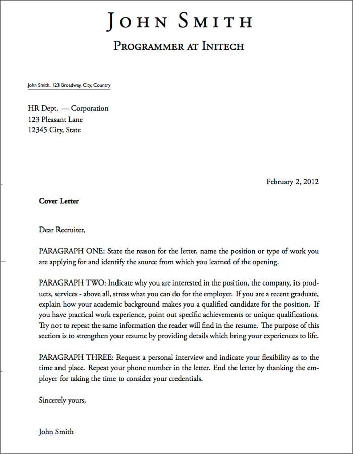 5 LaTeX Cover Letter Templates For Any Job