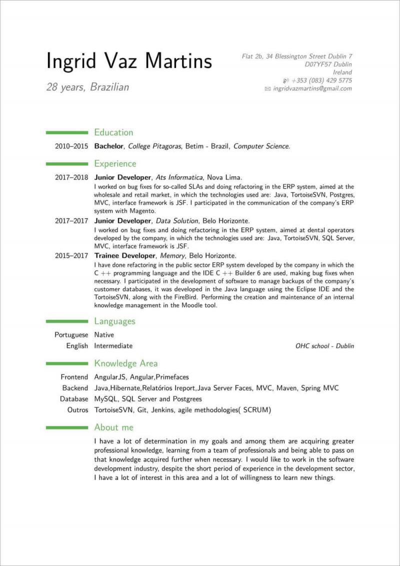 Cv Template Github Free Resume Templates   Latex Cv Templates 3 