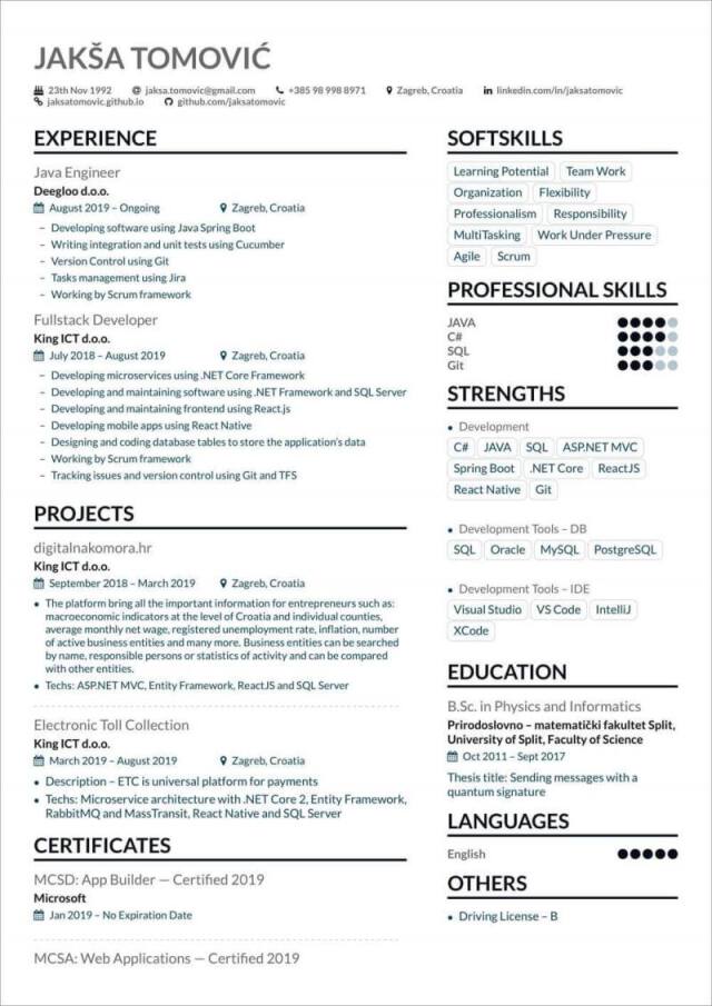 latex cv template for phd application