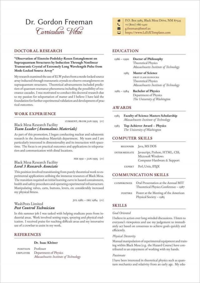 12 of the Best LaTeX CV Templates to Download in 2023