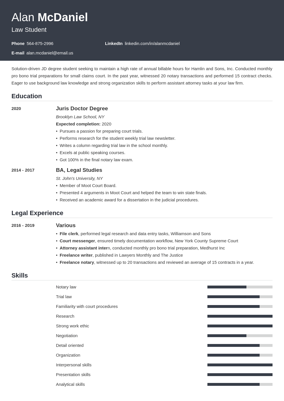 law school resume example template influx