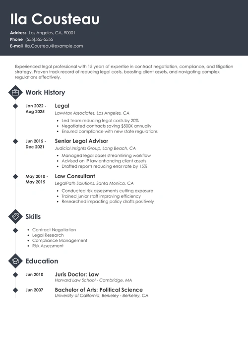 sample resume example
