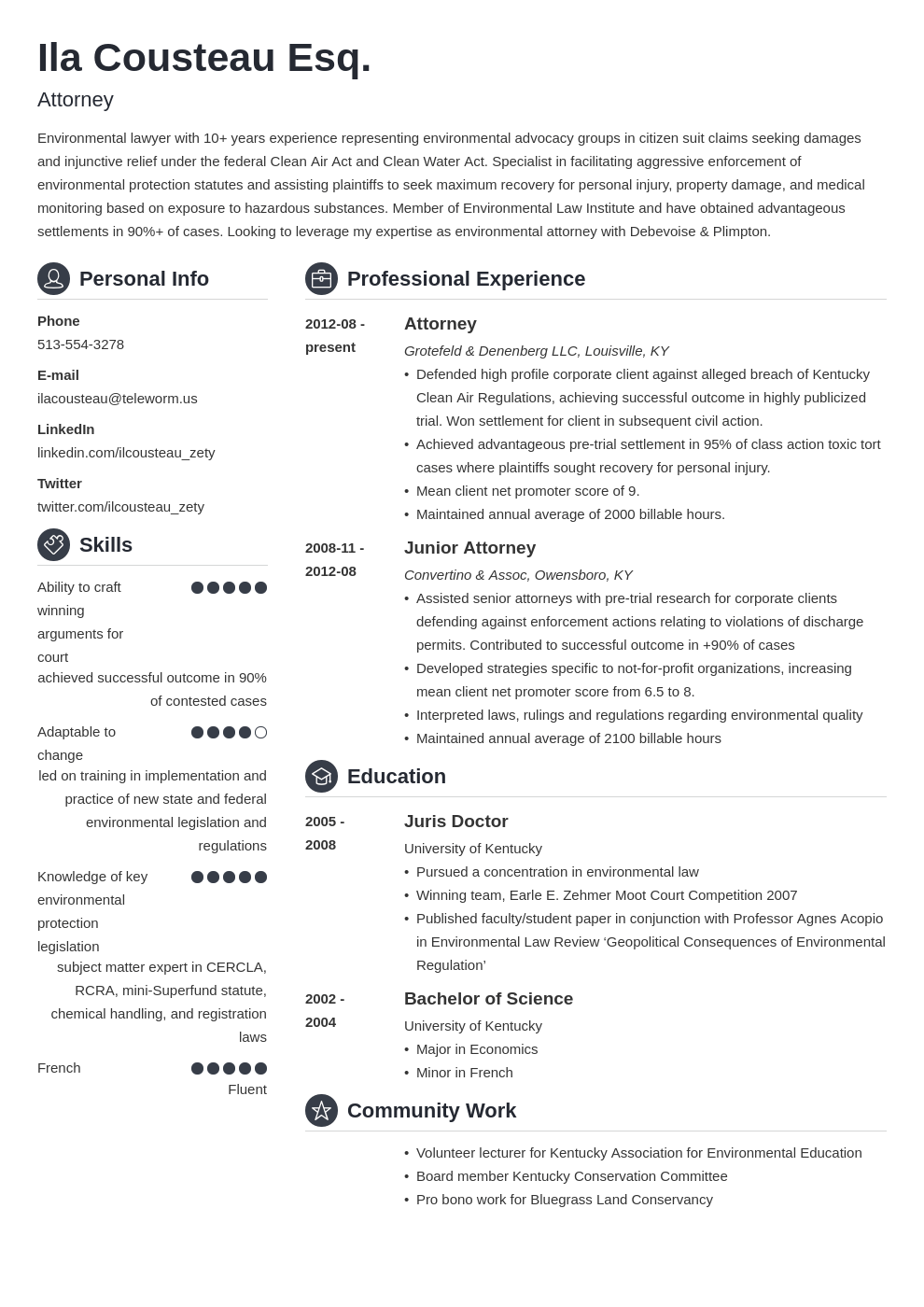 legal resume example template crisp