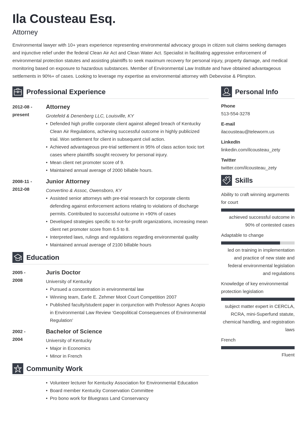 legal resume example template vibes
