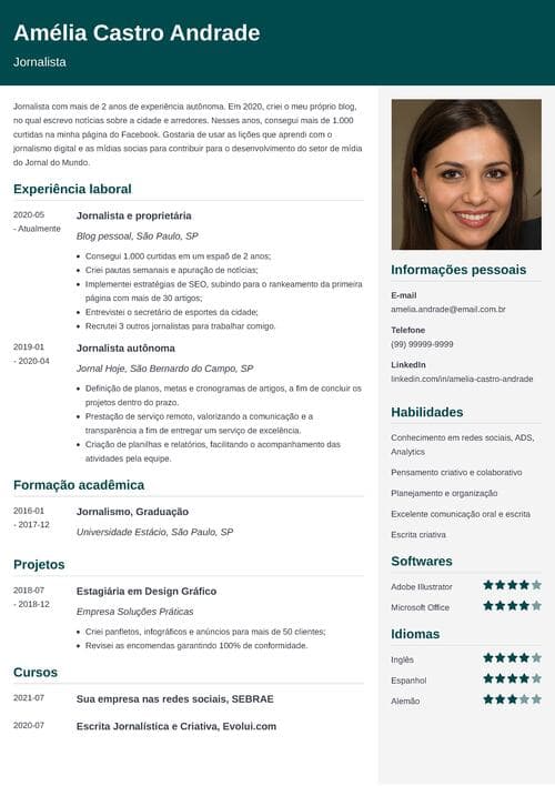 linkedin curriculo