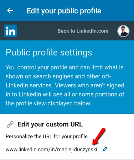 url customizing