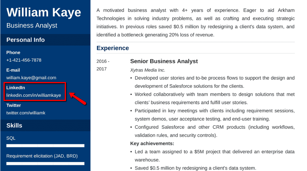 how to make a resume from your linkedin profile