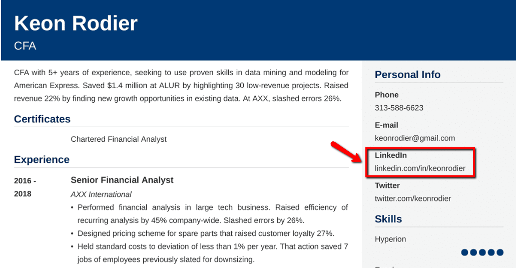 how-to-put-linkedin-on-a-resume-examples-guide