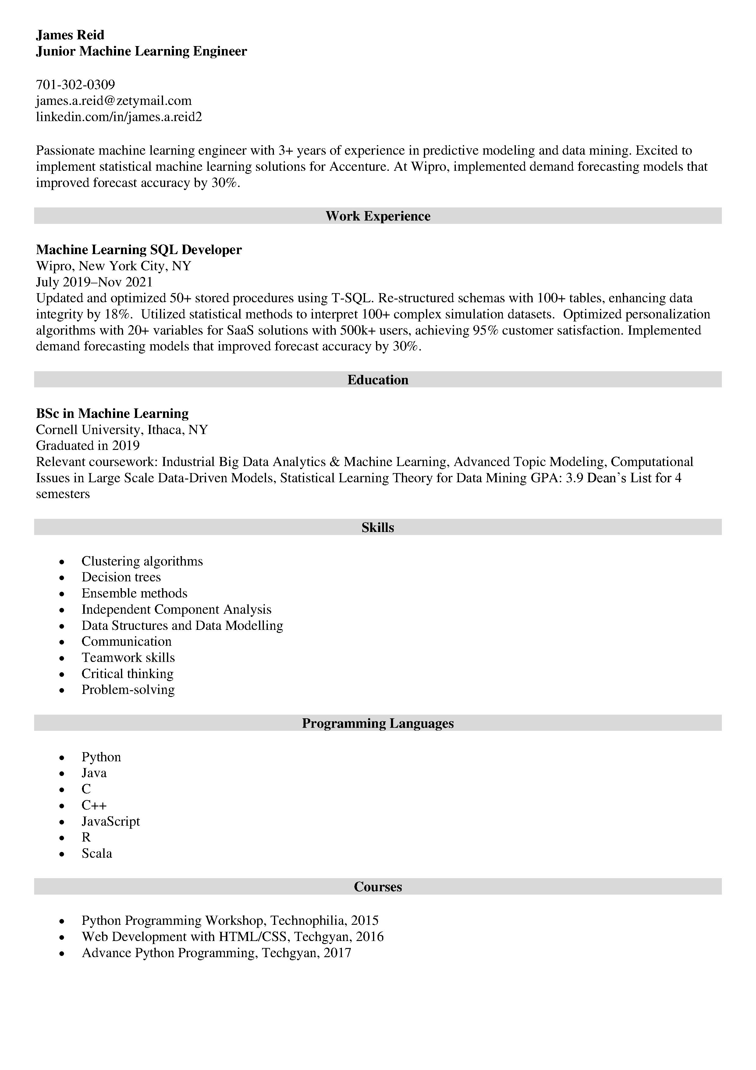 resume-template-with-linkedin-link